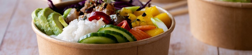 Bol à salade pour la restauration rapide