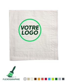 Serviette ouate personnalisée 2 plis - Plusieurs pliages - 40x40cm Serviette ouate personnalisée 2 plis - Plusieurs pliages - 40x40cm