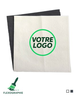 Serviette Airlaid personnalisée - 40x40cm - Livraison rapide et petite quantité