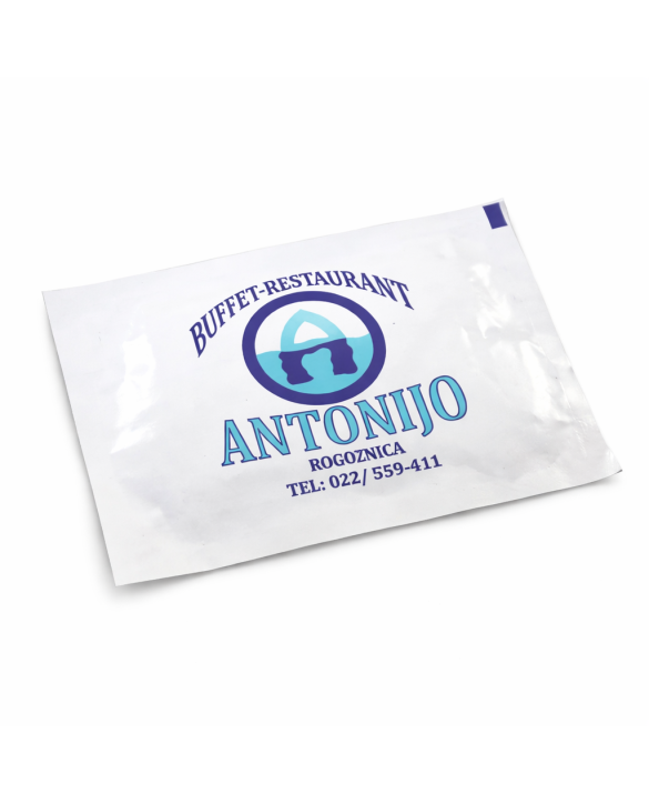 Rince-doigts plastique personnalisé 80x130mm