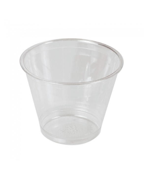 Pot à dessert en plastique transparent de 275ml