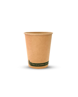 Monteluz 100 pièces 12cl Gobelet Carton Gobelet Café Gobelet en Carton Gobelet Biodegradable Gobelet Recyclable Gobelet Jetable Gobelet Ecologique Café Blanc 100 12cl 