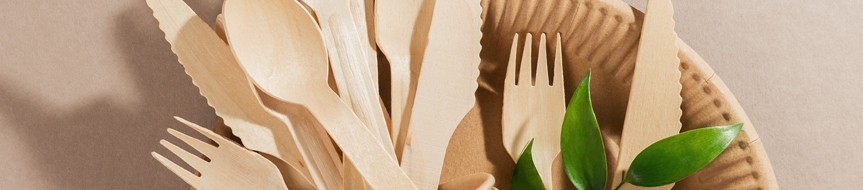 Couvert en bois jetable pour les CHR et particuliers
